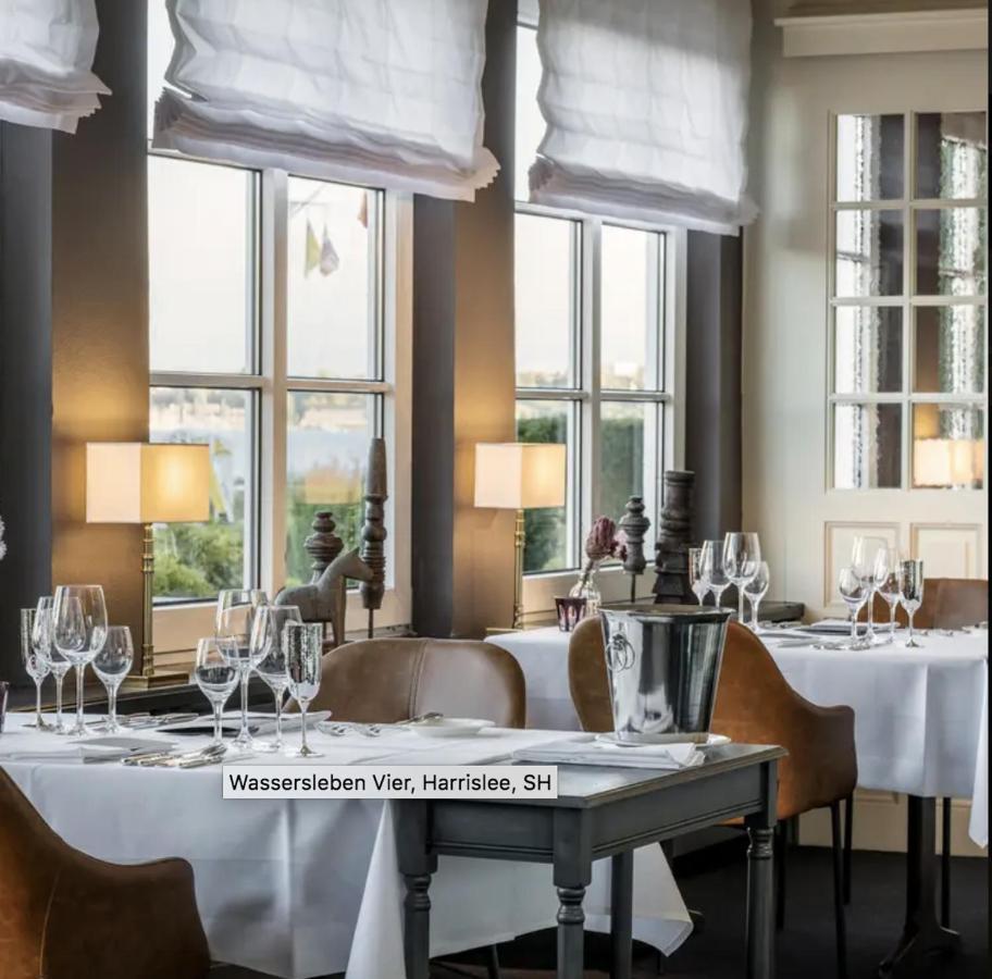 'Kapitaenslounge' Vollsanierte Fewo Mit Blick Auf Die Flensburger Foerde Harrislee Exterior foto